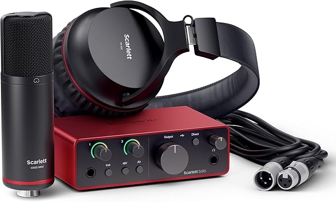 Focusrite Scarlett Solo 4th Gen Interface Hitting Lowest Bundle Price Ever